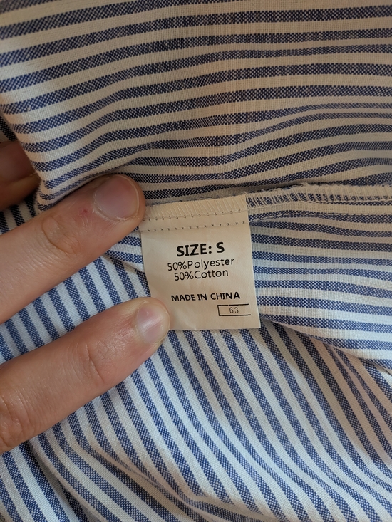 Blue Striped Embroidered Floral Sundress - Picture 5 of 5